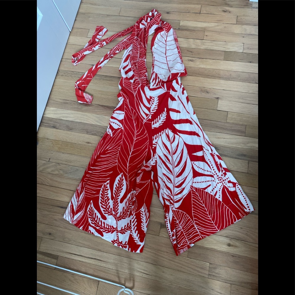 Farm Rio backless jumpsuit